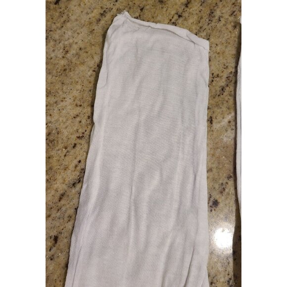 New! Mens L Womens XXL White Cotton 14" Long Gloves Inspector Costume - Picture 4 of 15